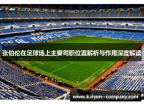 张伯伦在足球场上主要司职位置解析与作用深度解读